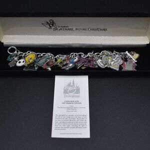 Disneyland 1993 Nightmare Before Christmas LE Bracelet 32 Charms